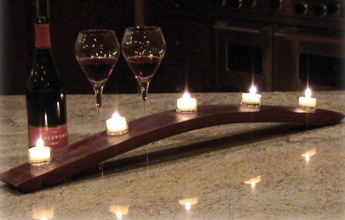 Product Image for Full Barrel Stave Candleholder