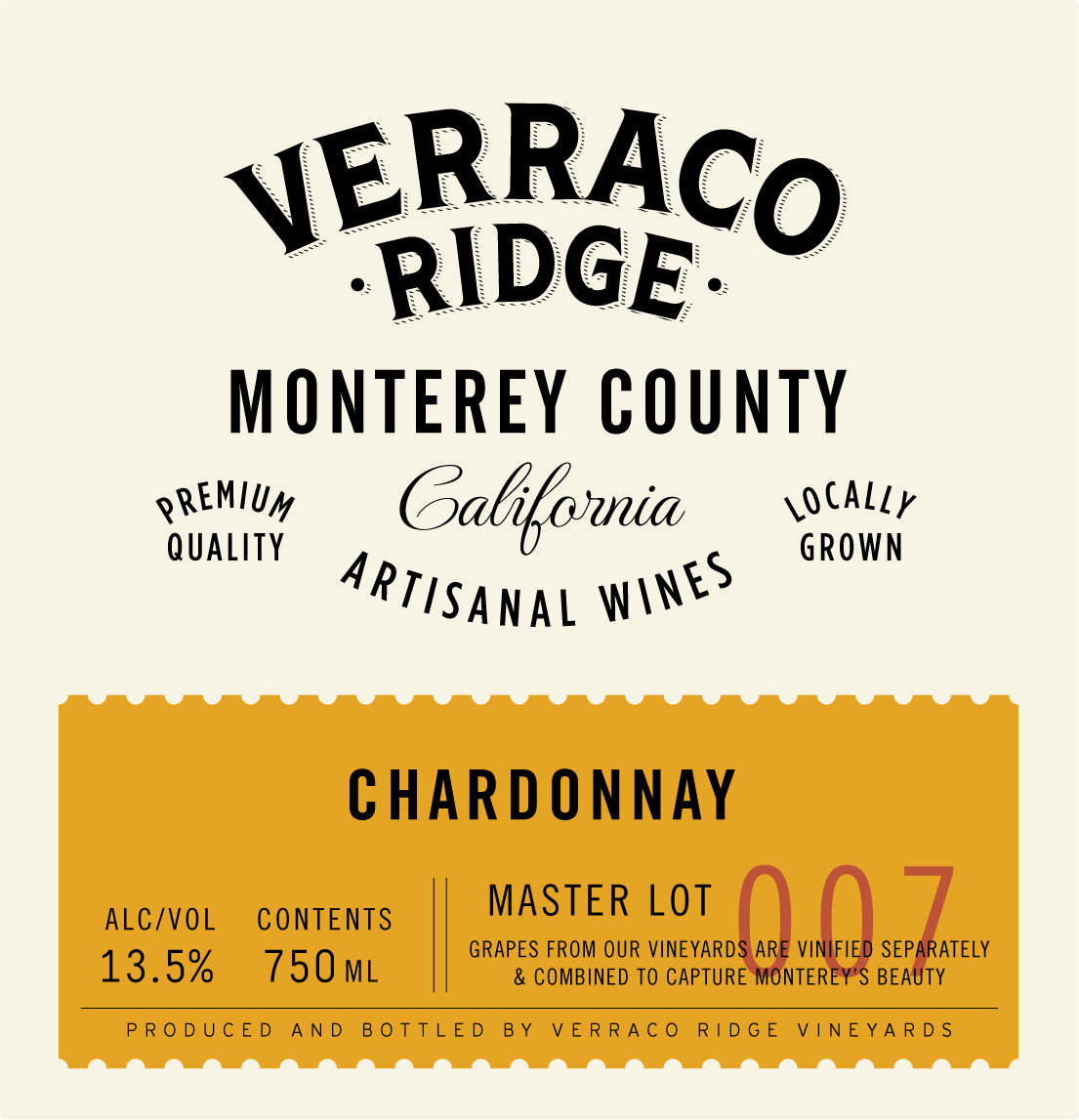 Product Image for 2020 Verraco Ridge Chardonnay